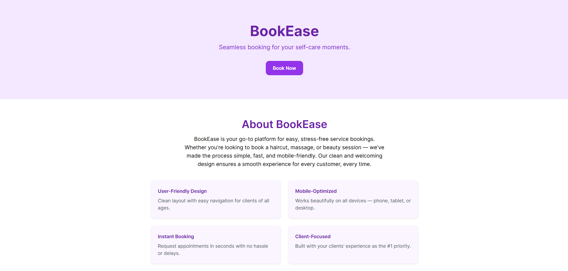 BookEase Preview